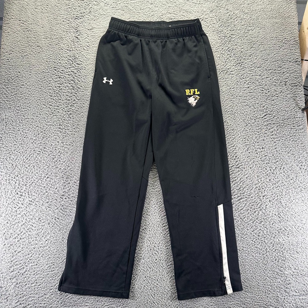 Under Armour All Season Gear Pant Men's L Black Polyester Track Ruskin Eagles